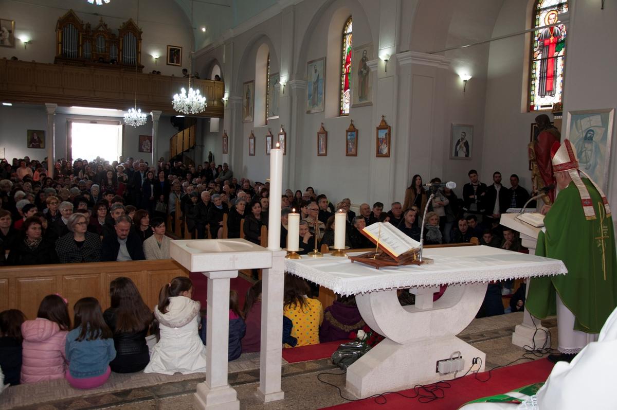 Biskup Ratko održao predavanje za bračne parove naše župe